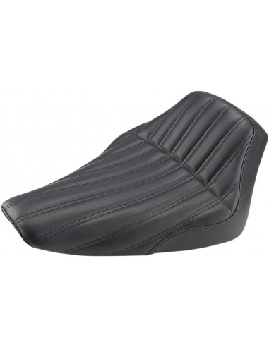 Sella knuckle nervata/liscia solo nera