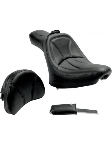 Sedile king con schienale conducente harley davidson