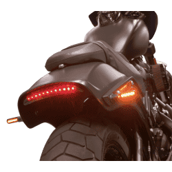 FANALE POSTERIORE REVOX PER SPORTSTER & MILWAUKEE EIGHT FAT BOB CON PARAFANGHI ACCORCIATI 2