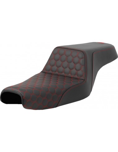 Sedile step-up - honeycomb - cuciture rosse