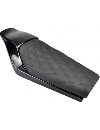 Sella monoposto tracker anteriore in fibra di vetro nera