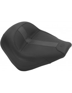 Sedile conducente vintage solo nero liscio