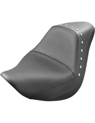 Sella monoposto renegade™ anteriore saddlehyde™|saddlegel™ studded nero|naturale