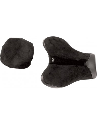 Sella monoposto gel-channel - sella sport anteriore camoscio nero|nero