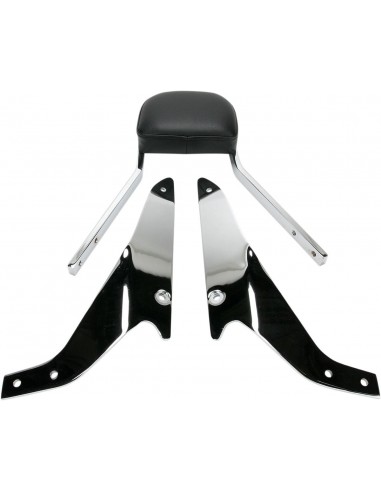 Mini sissy bar quadrato cromato con pad suzuki