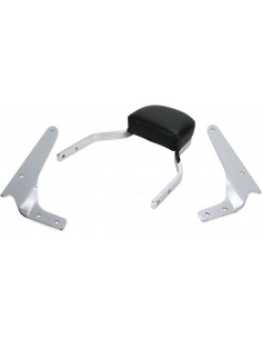 Mini sissy bar quadrato cromato con pad honda