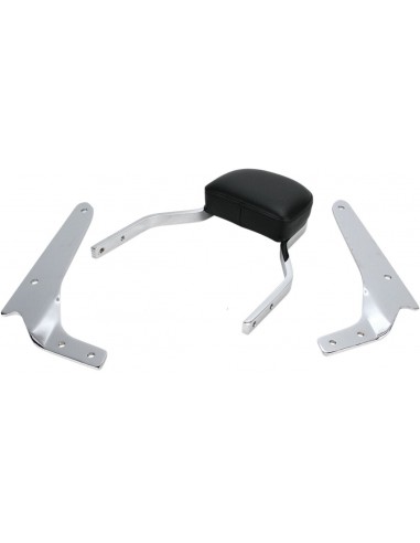 Mini sissy bar quadrato cromato con pad honda