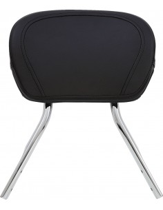 Sissy bar tondo alto cromato con pad suzuki