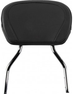 Sissy bar tondo corto cromato con pad yamaha