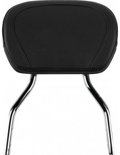 Sissy bar tondo corto cromato con pad kawasaki