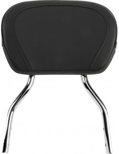 Sissy bar tondo corto cromato con pad yamaha