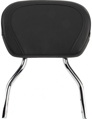 Sissy bar tondo corto cromato con pad yamaha