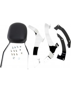 Sissy bar quadrato standard cromato con pad honda
