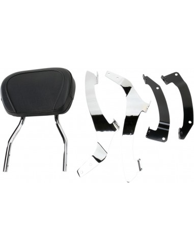 Sissy bar tondo corto cromato con pad honda