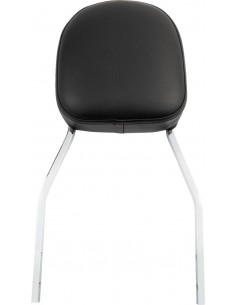 Sissy bar quadrato standard cromato con pad hd