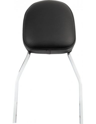 Sissy bar quadrato standard cromato con pad hd