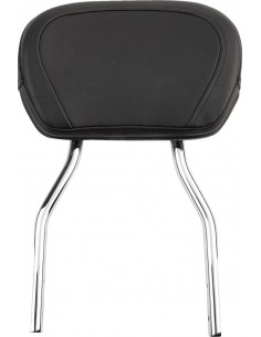 Sissy bar tondo standard cromato con pad hd