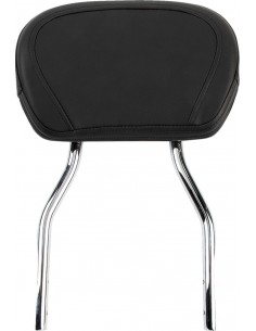 Sissy bar tondo corto cromato con pad hd