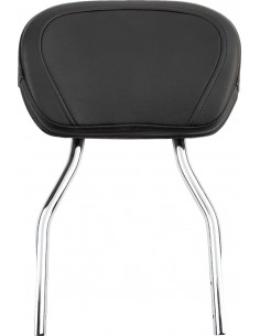 Sissy bar tondo standard cromato con pad hd