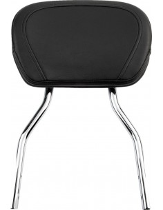 Sissy bar tondo corto cromato con pad yamaha