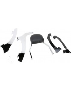 Mini sissy bar quadrato cromato con pad honda