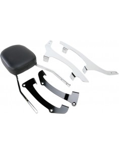 Sissy bar quadrato standard cromato con pad honda