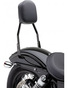 Sissy bar quadrato standard da 17" nero hd
