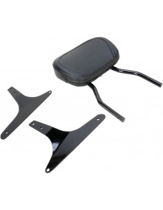 Sissy bar tondo corto 12" nero hd