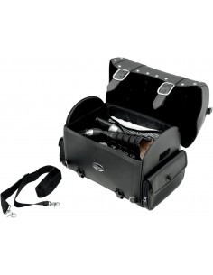 Borsa baule express desperado pelle sintetica nero cromo