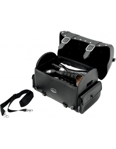 Borsa baule express desperado pelle sintetica nero cromo