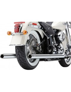 Scarico true duals cromato con punti in billet