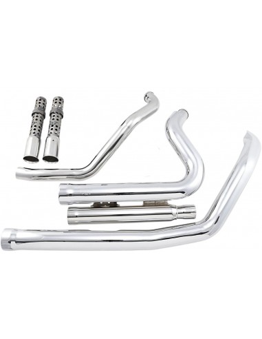 Scarico speedster 909 corto 2-in-2 cromato