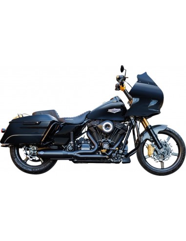 Scarico 2:1 qualifier race only nero m8 touring 2017+