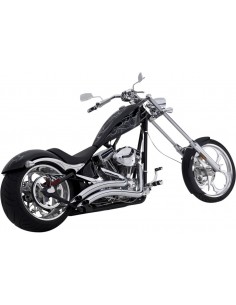 Scarico big radius 2-in-2 cromato