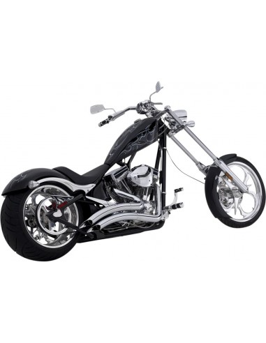 Scarico big radius 2-in-2 cromato