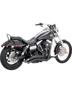 Scarico big radius opaco nero 06-09 dyna