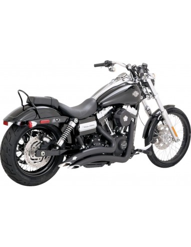 Scarico big radius opaco nero 06-09 dyna