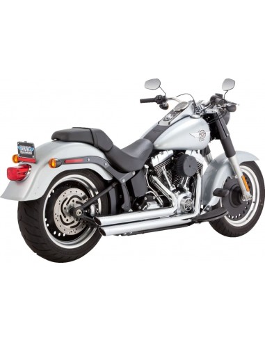 Scarico big shots sfalsato cromato 86-09 softail