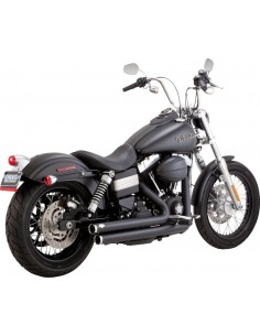 Scarico big shots sfagered opaco nero 06-09 dyna