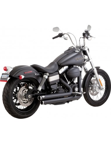 Scarico big shots sfagered opaco nero 06-09 dyna