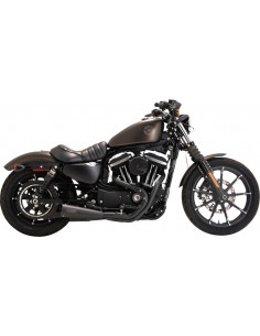 Scarico 2 in 1 inox upsweep nero sportster