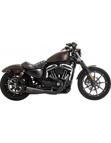 Scarico 2 in 1 inox upsweep nero sportster