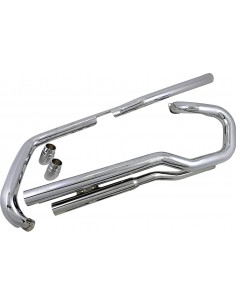 Scarico slash down hot rod speedster cromato