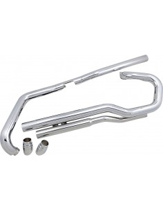 Scarico slash down hot rod speedster cromato