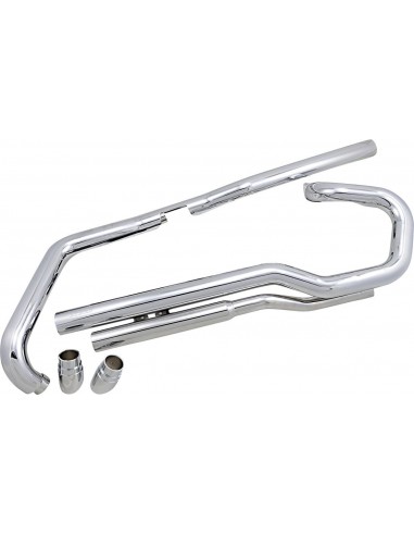 Scarico slash down hot rod speedster cromato