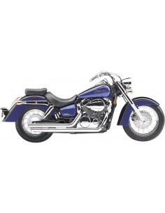 Sistema di scarico 2 in 2 streetrod slash down speedster cromato