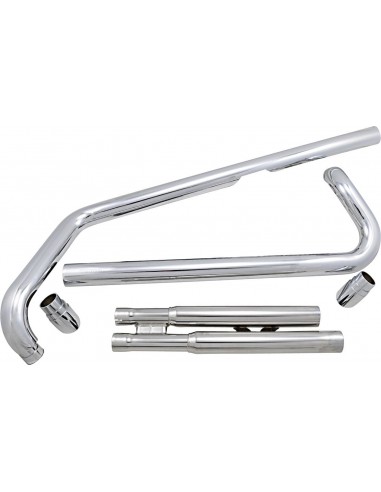 Scarico speedster 2 in 2 slash down hot rod cromato yamaha