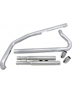 Scarico slash down hot rod speedster cromato