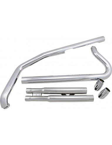 Scarico slash down hot rod speedster cromato