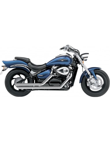 Sistema di scarico 2 in 2 streetrods slash down speedster cromato